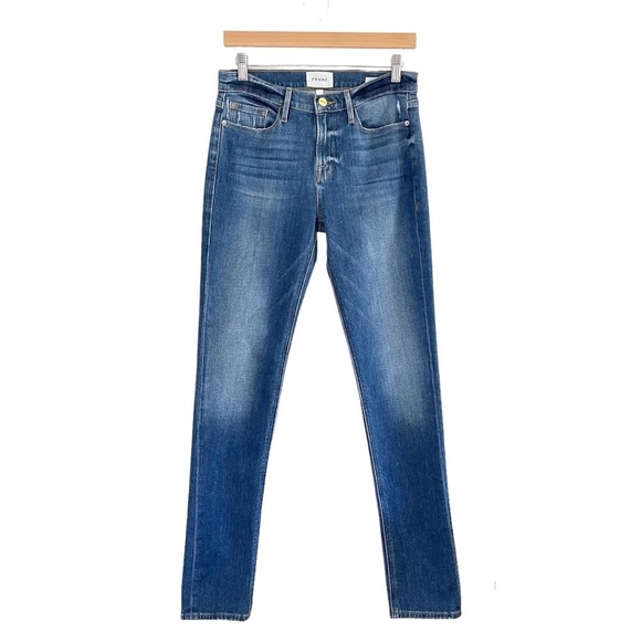 Frame Denim Le Nik Low Slung Slim Straight Jean Moma 27 - Picture 5 of 16